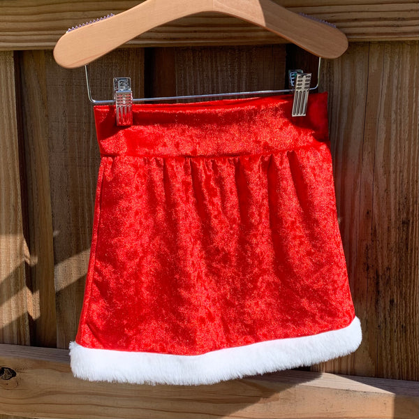 Red Fur Skirt – Chic & Unique Kids Boutique