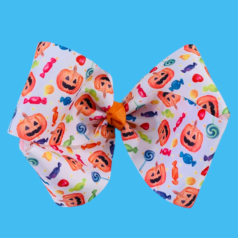 LG JACK O LANTERN BOW