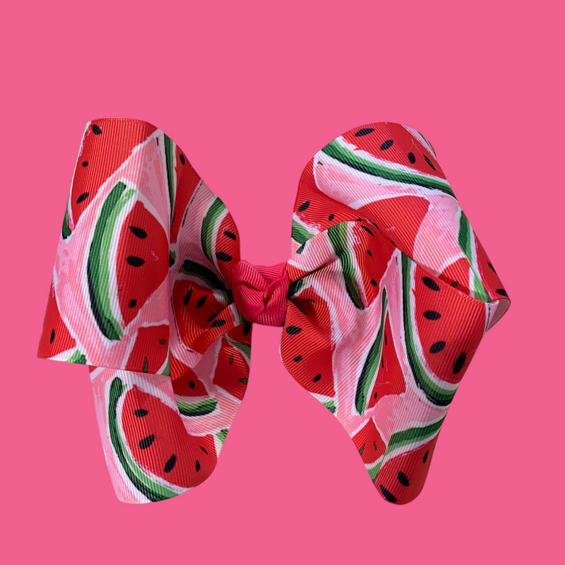 LG Pink Watermelon Bow