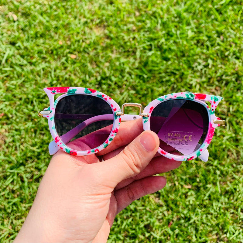 Floral Cat Eye Sunglasses – Chic Unique Kids Boutique