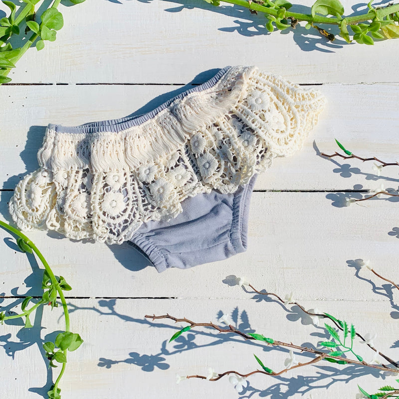 Gray & Lace Bloomers