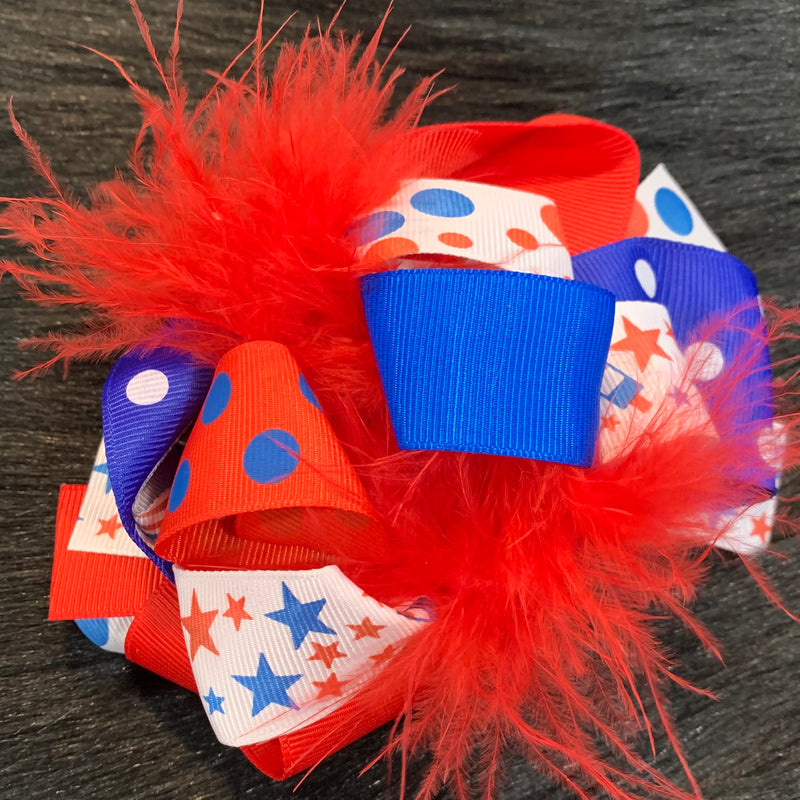 Red, White, and Blue Fourth Bow
