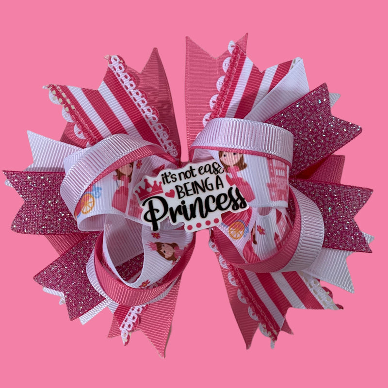 Pink Princess Bow