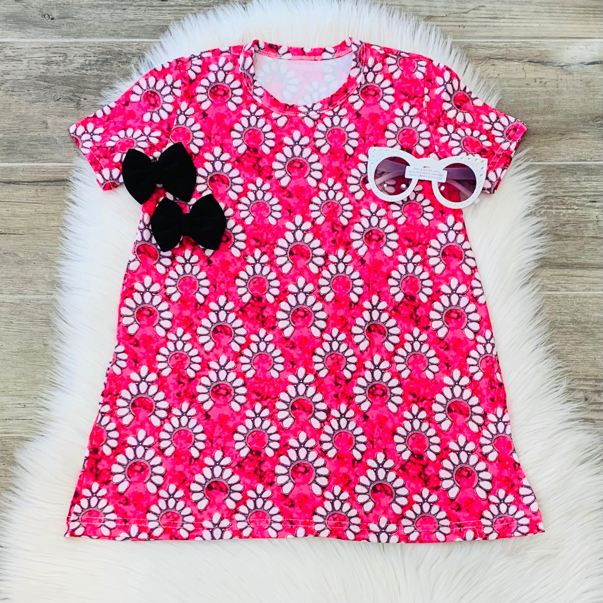 Hot Pink Jewel T-Shirt Dress – Chic & Unique Kids Boutique Hot Pink Jewel T-Shirt Dress – Chic & Unique Kids Boutique