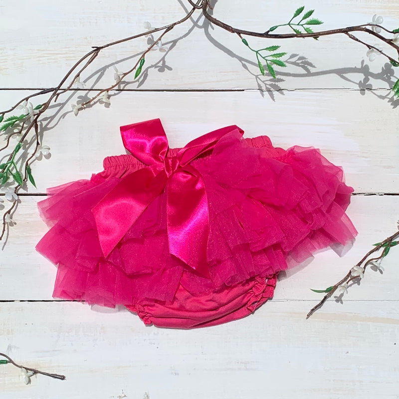 Hot Pink Ruffled Bloomers