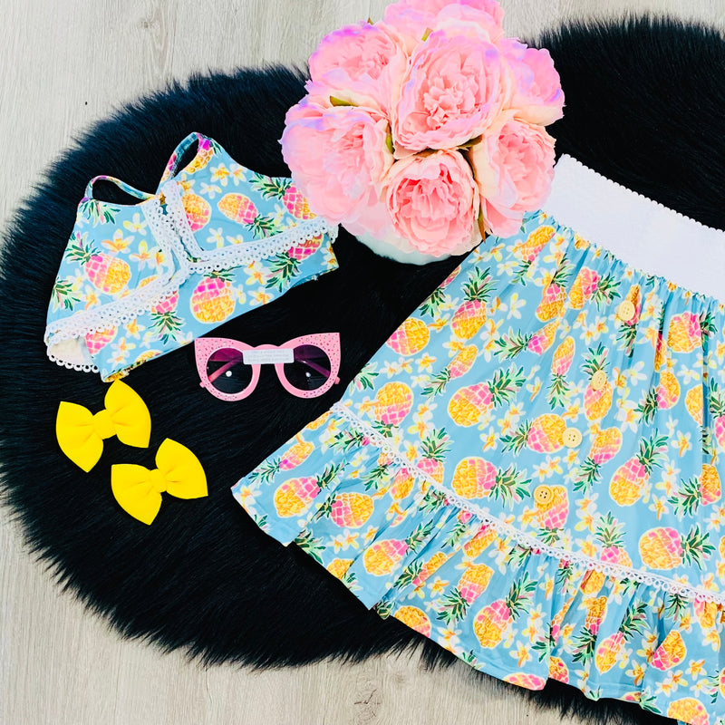 Pineapple Skirt Set
