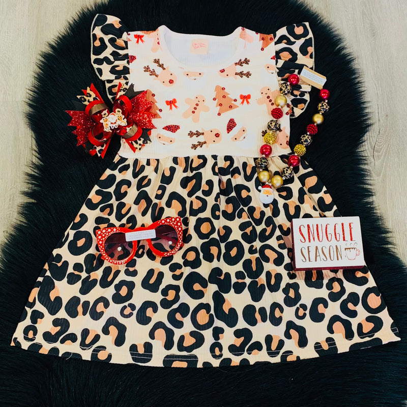 Leopard and Reindeer Dress
