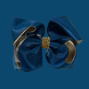 Satin and Gold Bow