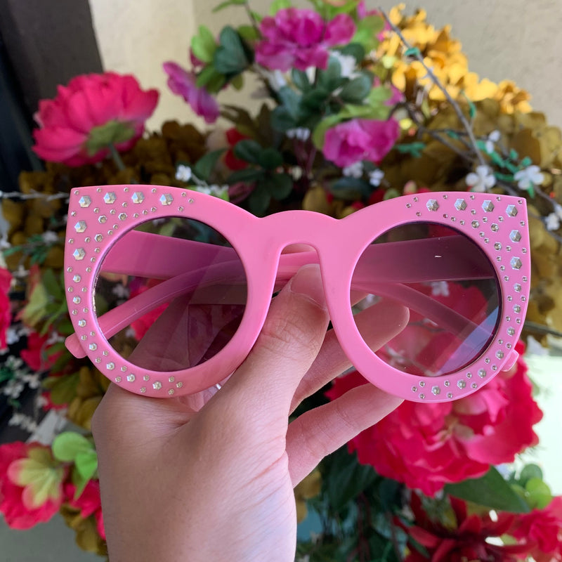 Pink Diamond High Corner Sunglasses